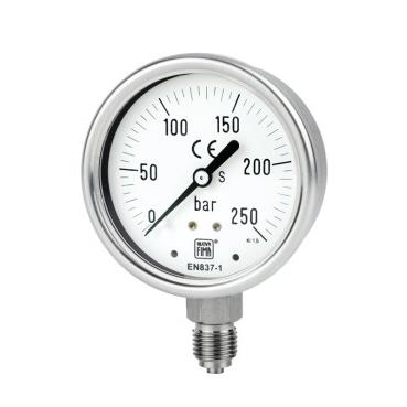 Nuova Fima Bourdon Tube Pressure Gauge, MGS18 DN63